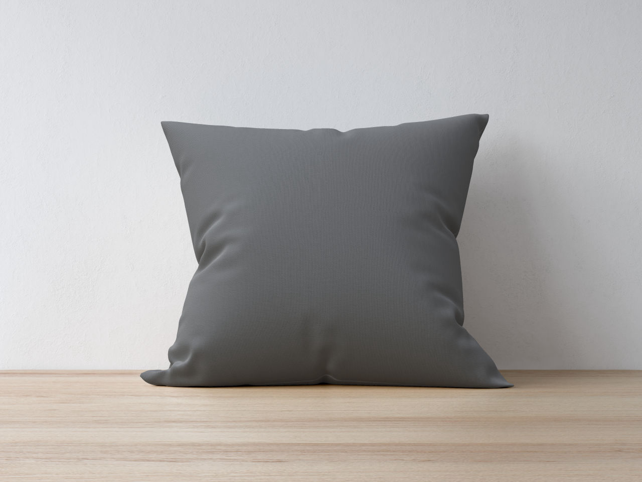Pillow leaning against a Wall mockup MockupsJar